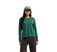 Langarmshirt QUIKSILVER "Essential", Damen, Gr. M, grün (forest), Obermaterial: 100% Baumwolle., Shirts Langarmshirt (13307958-M) forest