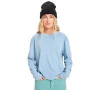 Langarmshirt QUIKSILVER "Essential", Damen, Gr. S, blau (ashley blau), 100% Baumwolle, Shirts Langarmshirt (72751113-S) ashley blau