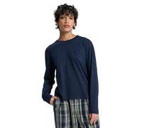 Langarmshirt QUIKSILVER "Essential", Damen, Gr. S, blau (schwarz navy), Obermaterial: 100% Baumwolle., Shirts Langarmshirt (41448224-S) schwarz navy