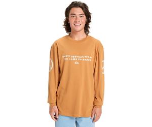 Langarmshirt QUIKSILVER "Ev Cold Ways", Herren, Gr. M, almond, Obermaterial: 70% Baumwolle, 30% Baumwolle., Shirts Langarmshirt (82704942-M) almond