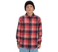 Langarmshirt QUIKSILVER "Motherfly Plaid", Jungen, Gr. 12, mineral rot motherfly check, Obermaterial: 100% Walkfrottier;, Shirts Langarmshirt (96625704-12) mineral rot motherfly check