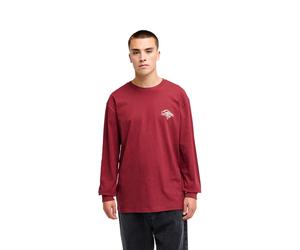 Langarmshirt QUIKSILVER "QS Earth", Herren, Gr. M, rot (oxblood rot), Obermaterial: 100% Baumwolle., Shirts Langarmshirt (38632546-M) oxblood rot