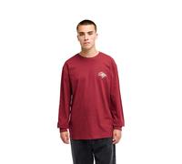 Langarmshirt QUIKSILVER "QS Earth", Herren, Gr. XL, rot (oxblood rot), Obermaterial: 100% Baumwolle., Shirts Langarmshirt (38632546-XL) oxblood rot