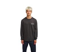 Langarmshirt QUIKSILVER "Surf Garage", Herren, Gr. XL, schwarz (tarmac), Obermaterial: 100% Baumwolle., Shirts Langarmshirt (92194500-XL) tarmac