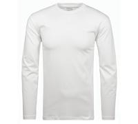 Langarmshirt RAGMAN, Herren, Gr. 3XL, weiß, Jersey, Baumwolle, regular fit, Rundhals, Shirts Langarmshirt (65329425-XXXL) weiß