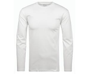 Langarmshirt RAGMAN, Herren, Gr. 3XL, weiß, Jersey, Baumwolle, regular fit, Rundhals, Shirts Langarmshirt (65329425-XXXL) weiß