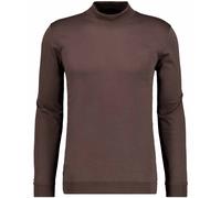 Langarmshirt RAGMAN, Herren, Gr. L, braun (braun, 864), Jersey, Baumwolle, regular fit, ohne Ausschnitt, Shirts Langarmshirt (16548620-L) braun, 864