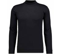 Langarmshirt RAGMAN, Herren, Gr. L, schwarz, Jersey, Baumwolle, regular fit, ohne Ausschnitt, Shirts Langarmshirt (71137565-L) schwarz