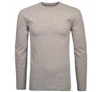 RAGMAN Herren Langarm-Shirt Rundhals S, Grau-Melange-012