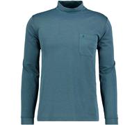 Langarmshirt RAGMAN, Herren, Gr. XXL, dunkelgrün, 357, Jersey, 70% Baumwolle 30% Polyester, regular fit, ohne Ausschnitt, Shirts Langarmshirt (33795366-XXL) dunkelgrün, 357