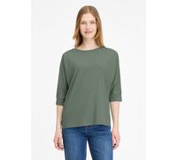 Langarmshirt RAGWEAR "SHIMONA", Damen, Gr. S, grün (baltic), Jersey, Obermaterial: 50% Baumwolle, 50% Polyester, unifarben, regular fit normal, Rundhals, Shirts Langarmshirt (36308357-S)