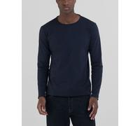 Replay Langarmshirt M3592a.000.2660 Jersey 100% Baumwolle Regular Fit Herren S blau (Night Blue)