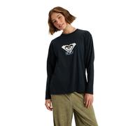 Langarmshirt ROXY "Hangloose Art", Damen, Gr. L, anthrazit, 100% Baumwolle, Shirts Langarmshirt (12583317-L) anthrazit