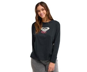 Langarmshirt ROXY "Hangloose Art", Damen, Gr. M, anthrazit, Obermaterial: 100% Walkfrottier;, Shirts Langarmshirt (12583317-M) anthrazit
