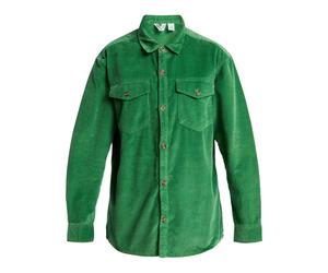 Langarmshirt ROXY "Let It Go Cord", Damen, Gr. S, grün (deep grass grün), Obermaterial: 100% Baumwolle., Shirts Langarmshirt (47833310-S) deep grass grün