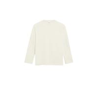 Langarmshirt S.OLIVER JUNIOR, Jungen, Gr. 146/152, beige (schwarz beige), Jersey, Obermaterial: 100% Baumwolle, bedruckt, normal hüftbedeckend, Rundhals, abgesteppte Kante, Shirts Langarmshirt, mit Pr