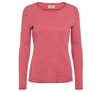 Langarmshirt schmal geringelt von Jalfe coral-old/ rose (Rot) L