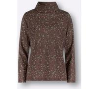 Langarmshirt schoko-bedruckt 36