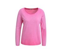 Langarmshirt SMITH & SOUL, Damen, Gr. XS, fuchsia, Strick, Obermaterial: 50% Baumwolle, 50% Polyester, unifarben, regular fit normal, Rundhals, eingefasste Kante, Shirts Langarmshirt, tiefer Rundhals,