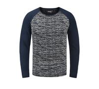 Langarmshirt SOLID "Langarmshirt SDMevan", Herren, Gr. L, blau (insignia b), Obermaterial: 90% Baumwolle CO. 10% Viskose CV., Shirts Langarmshirt (45239423-L) insignia b