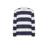 Langarmshirt SOYACONCEPT "SC-BARNI 47", Damen, Gr. S, navy combi, Jersey, Obermaterial: 48% Modal, 48% Polyester, 4% Elasthan, gestreift, regular fit normal, Rundhals, Shirts Langarmshirt (35130340-S)