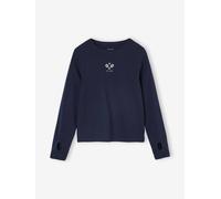 Sport-Shirt mit Tennis-Motiv für Mädchen blau Gr. 128 von vertbaudet