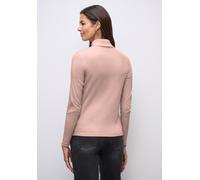 Street One Frauen Basic Rollkragenshirt in Rosa, Gr: 44