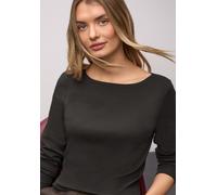Street One Damen Basic Langarmshirt Braun Größe 38