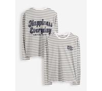 Langarmshirt - Streifen - grün M