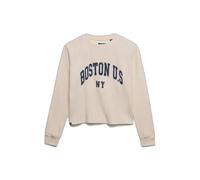 Langarmshirt Superdry Athletic Essential Graphic Beige L