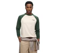 Langarmshirt Superdry Essential Logo Baseball Grün XL