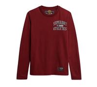 Langarmshirt Superdry Vintage Athletic Rot XL