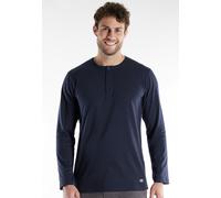 TOM TAILOR Pyjamaoberteil »Langarm-Shirt mit Knopfleiste« SIZE,S = 48|L = 52|XXL = 56