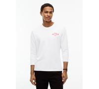 Langarmshirt TOMMY HILFIGER "HILFIGER 1985 GRAPHIC", Herren, Gr. XXL, weiß, Shirts Langarmshirt (63652830-XXL) weiß