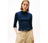 Tommy Hilfiger Cody Slim Fit Langarm-t-shirt Mit Stehkragen