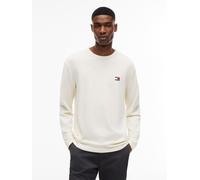 Langarmshirt TOMMY JEANS "TJM REG BADGE TEE LS EXT", Herren, Gr. S, calico, Single Jersey, Obermaterial: 100% Baumwolle, regular fit normal, Rundhals, Shirts Langarmshirt (64358109-S) calico