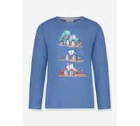 Langarmshirt Traktoren Jungen SALT AND PEPPER jeansblau Gr. 104/110