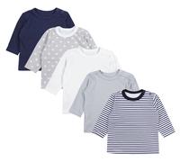 Langarmshirt TUPTAM "Shirt Baby Jungen Langarmshirt 5er Pack", Mädchen, Gr. 104, rot (farbenmix 1), Obermaterial: 100% Baumwolle CO., Shirts Langarmshirt (73627725-104) farbenmix 1