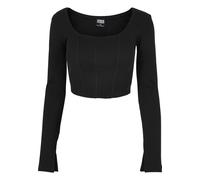 Urban Classics Short Rib Corsage Langarm-t-shirt