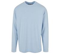 Langarmshirt URBAN CLASSICS "Urban Classics Herren Heavy Boxy Acid Wash Longsleeve", Herren, Gr. L, balticblau, 100% Baumwolle, unifarben, oversize, Rundhals, Shirts Langarmshirt (13512600-L) balticbl