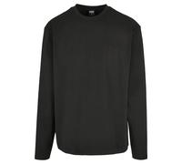 Langarmshirt URBAN CLASSICS "Urban Classics Herren Ultra Heavy Oversized Longsleeve", Herren, Gr. M, schwarz, 100% Baumwolle, unifarben, oversize, Rundhals, Shirts Langarmshirt (82656330-M) schwarz