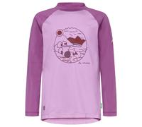 Langarmshirt VAUDE "Kids Solaro LS T-Shirt III", Mädchen, Gr. 158/164, raspberry, Obermaterial: 91% Polyester, 9% Elasthan, Shirts Langarmshirt, für Kinder, Langarm, hoher UV-Schutz, elastisches Mater