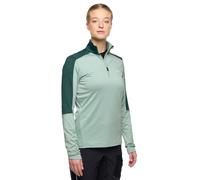 Vaude - Women's Livigno Halfzip II - Fleecepullover, Gr. S 38, grau/türkis (DustyFern)