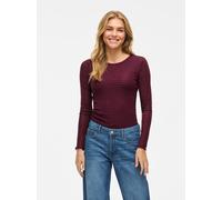Langarmshirt VILA "VILARINE O-NECK L/S TOP - NOOS", Damen, Gr. XXL, fig, Jersey, Obermaterial: 95% Polyamid, 5% Elasthan, unifarben, slim fit normal, Rundhals, Shirts Langarmshirt (42993414-XXL)