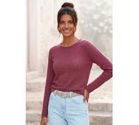 VIVANCE Langarmshirt Damen beere Gr.32/34