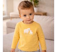 Langarmshirt Warm Yellow für Babys und Kinder - 56