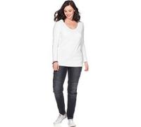 Langarmshirt weiß 56/58
