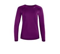 Langarmshirt WINSHAPE "AET118LS", Damen, Gr. M, lila (schwarz plum), 85% Polyester, 15% Elasthan, Rundhals, Shirts Langarmshirt, Functional Light and Soft Long Sleeve Top (73613929-M) schwarz plum
