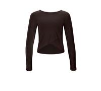 WINSHAPE Damen Functional Light and Soft Cropped Long Sleeve Top AET131LS (AET131LS) XL espresso