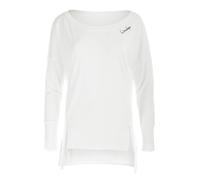 Langarmshirt WINSHAPE "MCS003", Damen, Gr. M, weiß (vanilla, weiß), 50% Modal, 50% Baumwolle, U-Boot-Ausschnitt, Shirts Langarmshirt, mit verlängertem Rückenteil (11056267-M) vanilla, weiß